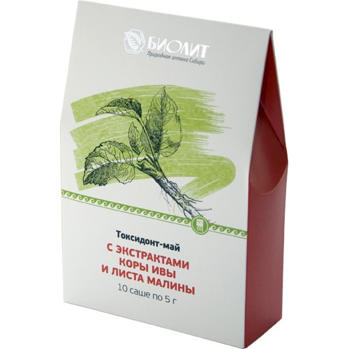 Купить Токсидонт-май с экстрактами коры ивы и листа малины  г. Рязань  