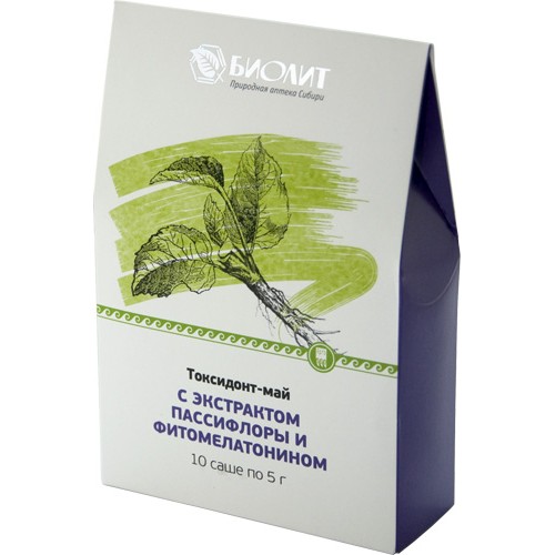 Купить Токсидонт-май с экстрактами пассифлоры и фитомелатонином  г. Рязань  